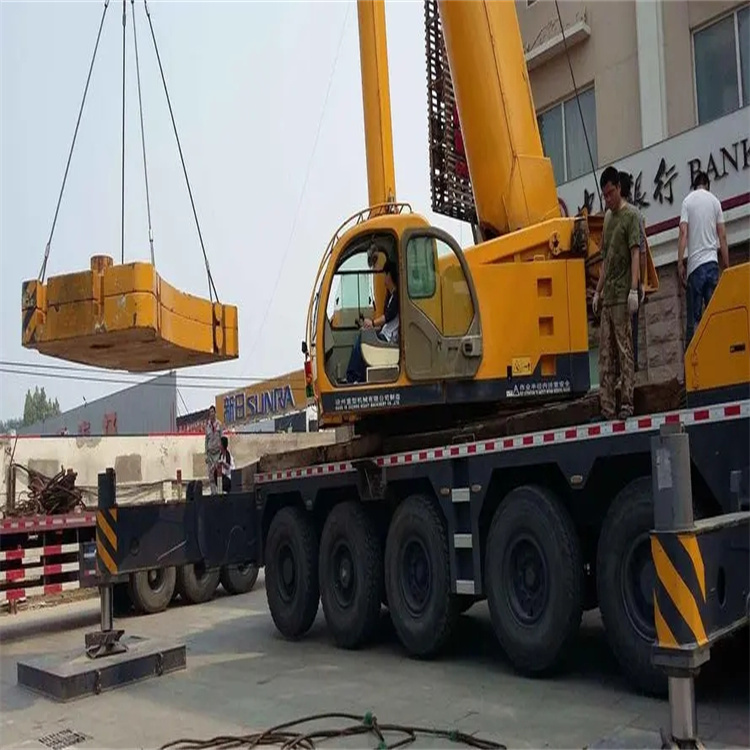 细水乡当地吊车出租|机器吊装|75吨|工厂搬迁服务